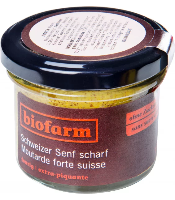 BIO-Senf scharf Schweiz  - 100g - Biofarm