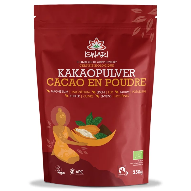 Cacao cru en poudre BIO - 250g - Iswari