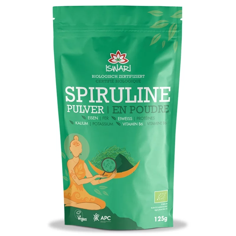 BIO-Spirulinepulver - 125g - Iswari