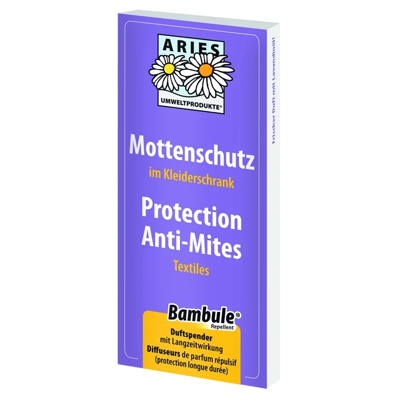 Protection anti-mites textiles naturelle lavandin & neem - 2 pièces - Aries