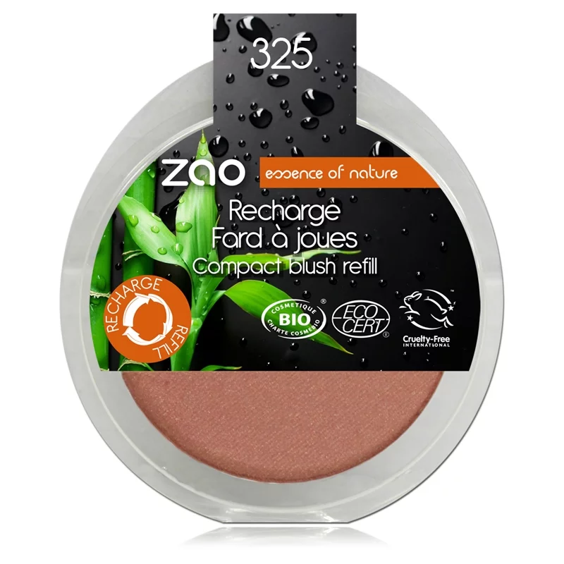 Nachfüller BIO-Wangenrouge Goldene Koralle N°325 - 9g - Zao