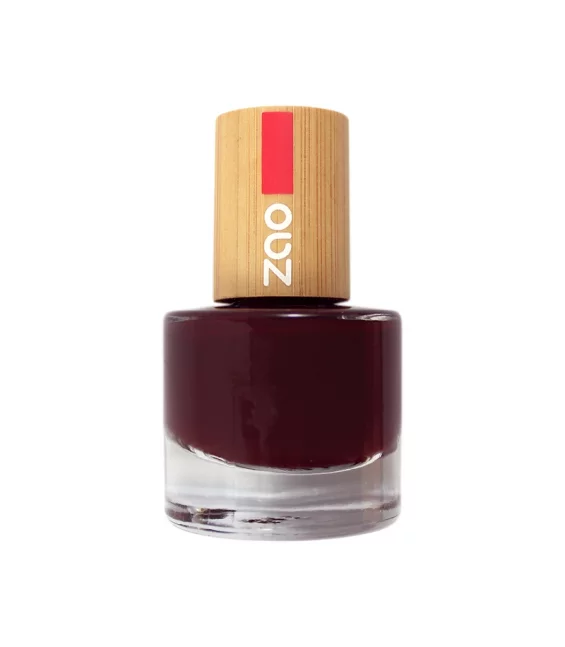 Vernis à ongles brillant N°659 Cerise noire - 8ml - Zao Make-up
