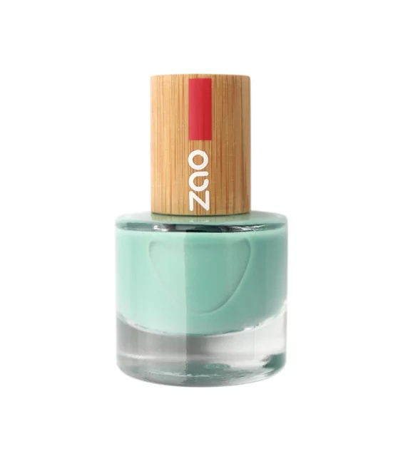 Vernis à ongles brillant N°660 Vert d'eau - 8ml - Zao Make-up