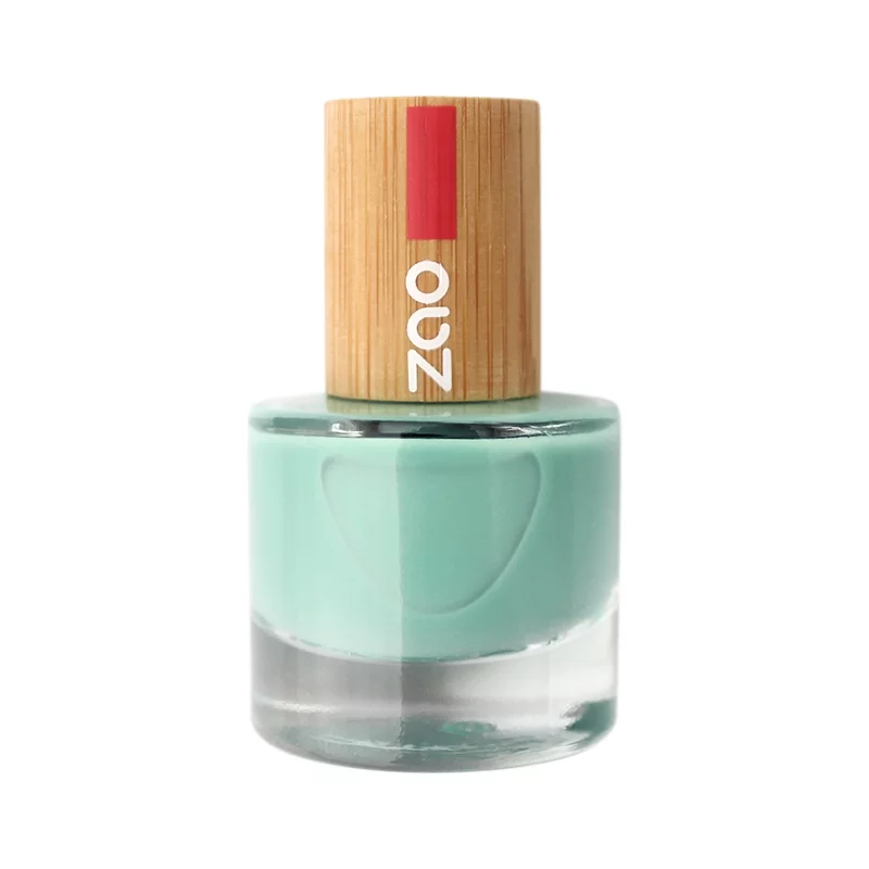 Vernis à ongles brillant N°660 Vert d'eau - 8ml - Zao Make-up