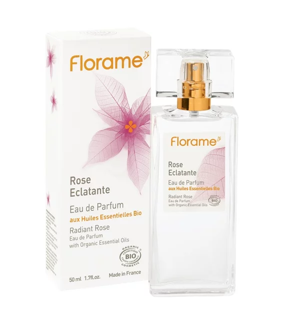 Eau de parfum Bio Rose Eclatante - 50ml - Florame