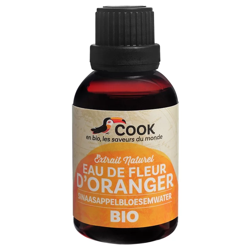 Extrait d'eau de fleur d'oranger BIO Cook 50ml