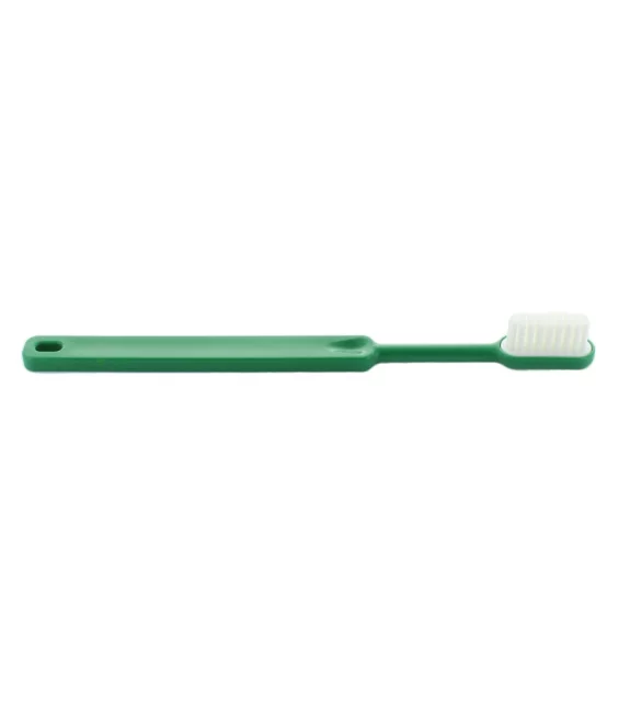 Zahnbürste mit auswechselbarem Bürstenkopf Grün Medium Nylon - Caliquo