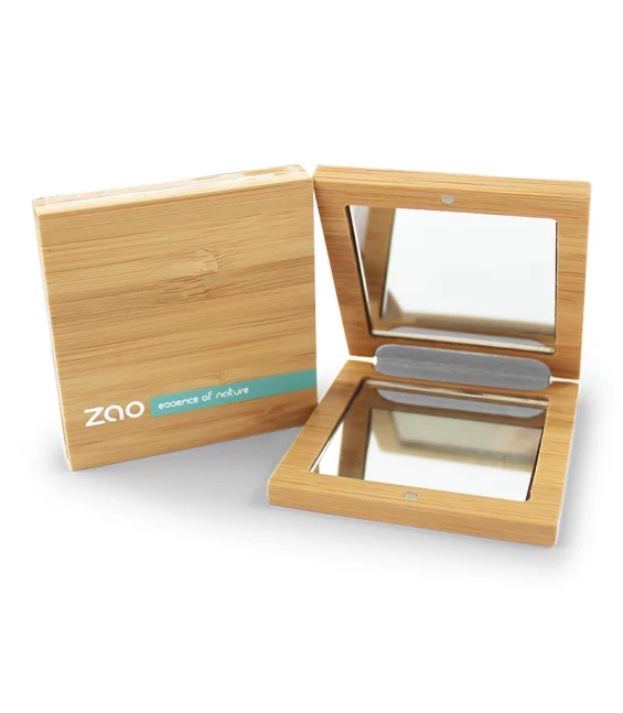 Taschenspiegel aus Bambus - 1 Stück - Zao Make-up