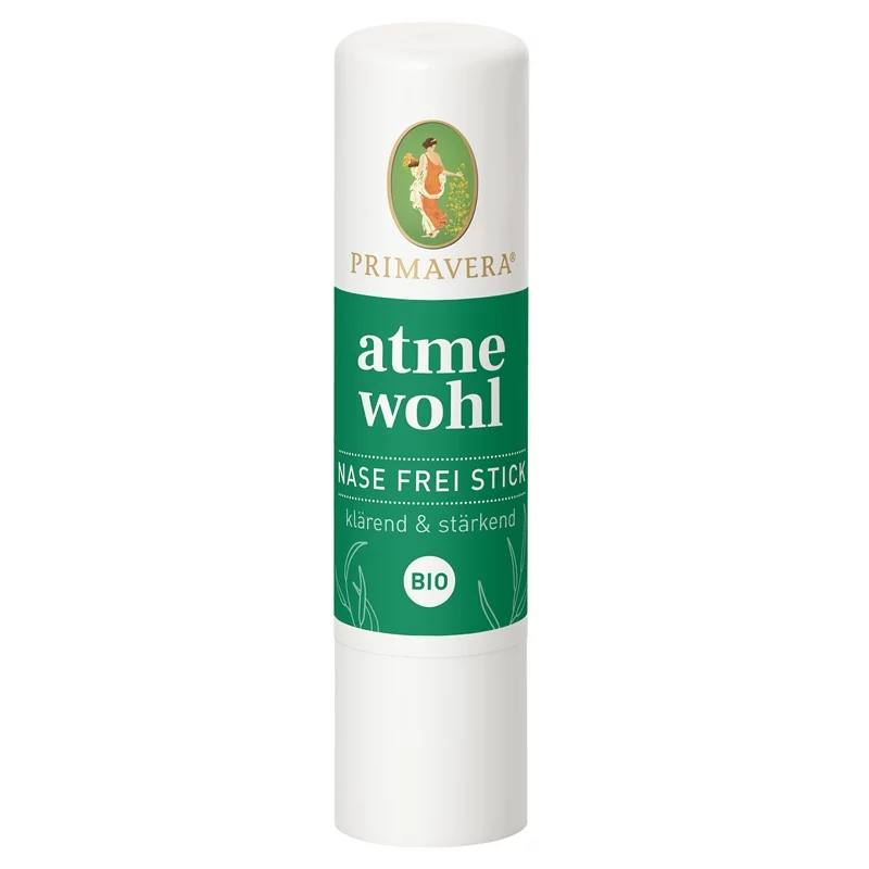 Stick inhalateur nez dégagé Confort respiratoire BIO eucalpytus & menthe poivrée - 10ml - Primavera