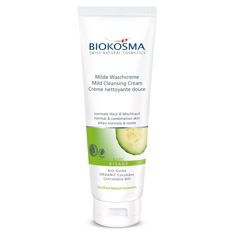 Milde BIO-Waschcreme Gurke - 125ml - Biokosma Basic