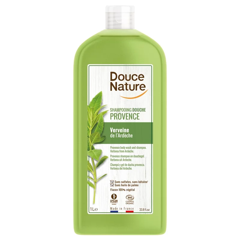 BIO-Dusch-Shampoo Provence Eisenkraut - 1l - Douce Nature