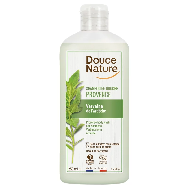 BIO-Dusch-Shampoo Provence Eisenkraut - 250ml - Douce Nature