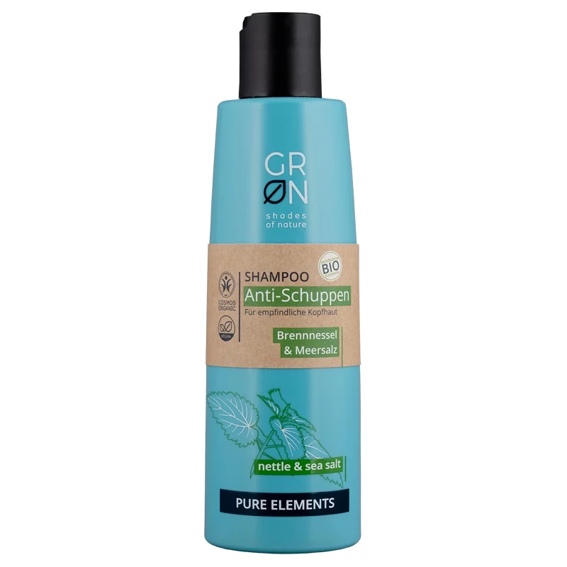 Shampooing anti-pelliculaire BIO ortie & sel marin - 250ml - GRN