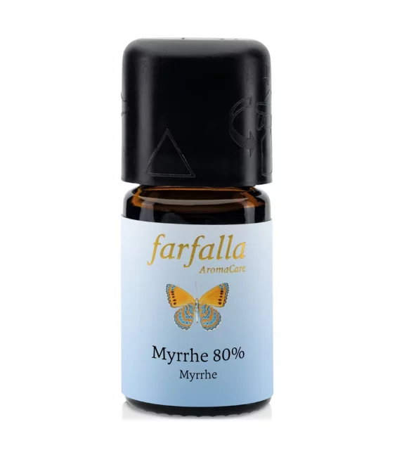 Huile essentielle Myrrhe 80% (20% alc.) sauvage - 5ml - Farfalla
