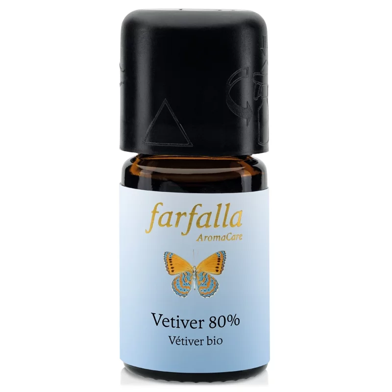 Ätherisches Öl Vetiver BIO - 5ml - Farfalla