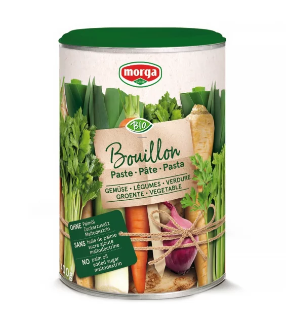 BIO-Gemüse-Bouillon Paste - 400g - Morga