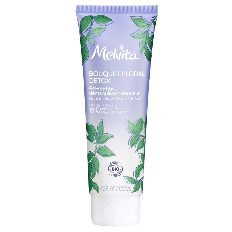 Gel-en-huile démaquillant douceur BIO thé vert - 125ml - Melvita