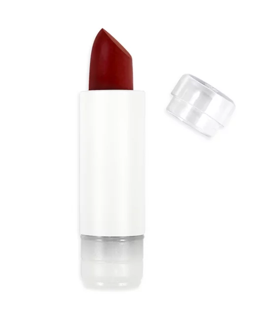 Recharge Rouge à lèvres Cocoon mat Bordeaux N°413 BIO - 3,5g - Zao