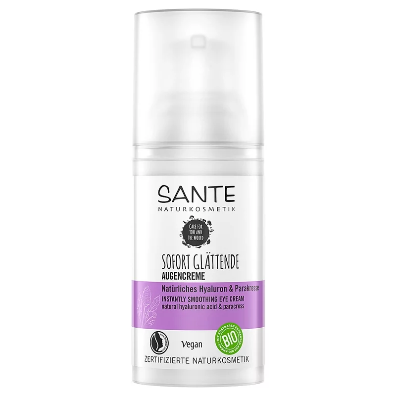 Sofort glättende BIO-Augencreme Parakresse - 15ml - Sante