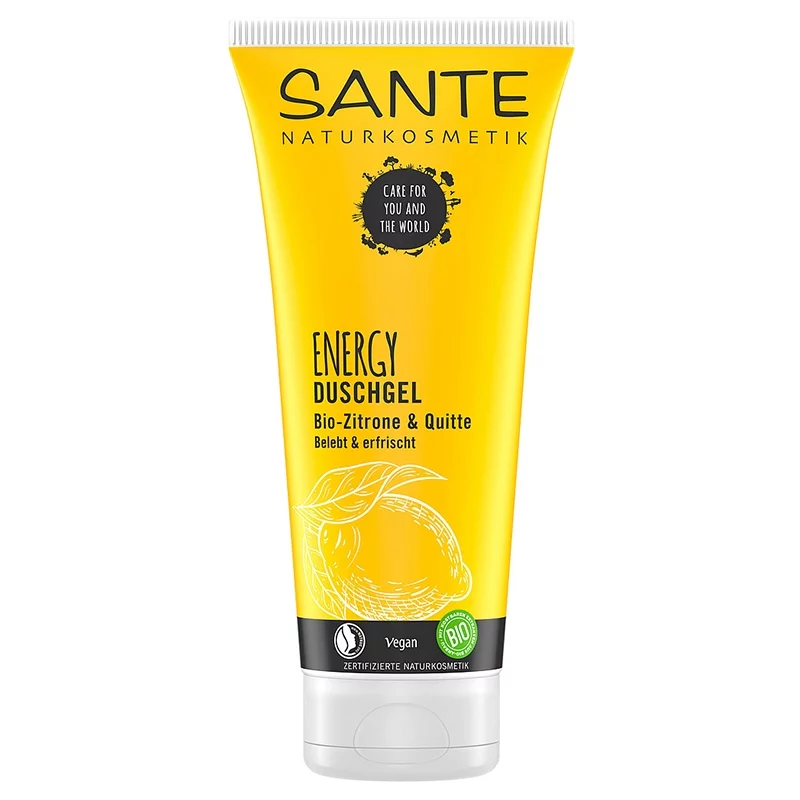 Gel douche BIO citron & coing - 200ml - Sante