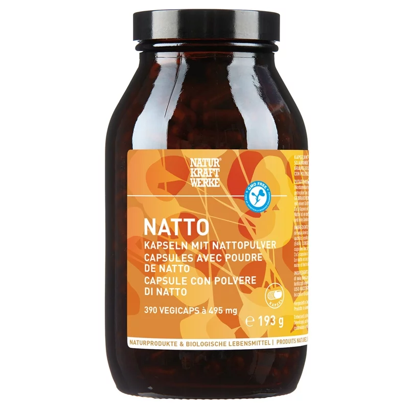 Natto - 390 Kapseln à 495mg - NaturKraftWerke