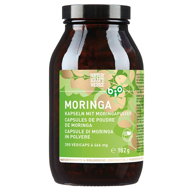 Moringa BIO - 390 capsules à 466mg - NaturKraftWerke