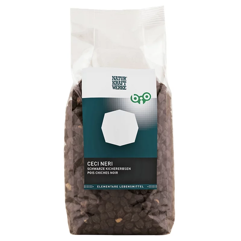 Schwarze BIO-Kichererbsen - 400g - NaturKraftWerke