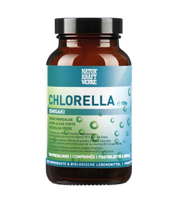 Chlorella Ishigaki -750 Tabletten à 200mg - NaturKraftWerke