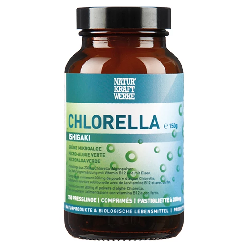 Chlorella Ishigaki - 750 comprimés à 200mg - NaturKraftWerke