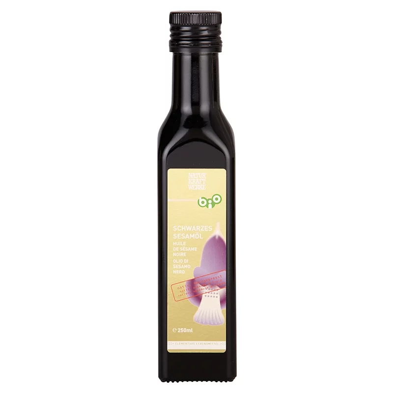 BIO-Schwarzessesamöl - 250ml - NaturKraftWerke