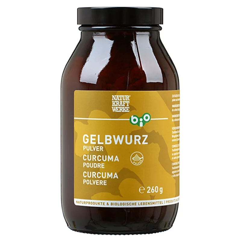 BIO-Gelbwurz Pulver - 260g - NaturKraftWerke