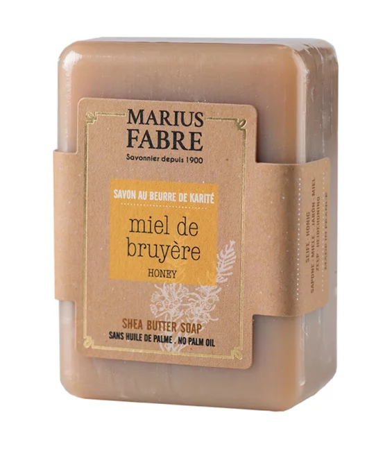 Savonnette au beurre de karité & au miel de bruyère - 150g - Marius Fabre