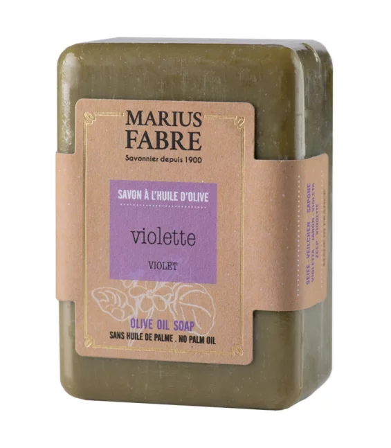 Savonnette à l'huile d'olive & à la violette - 150g - Marius Fabre