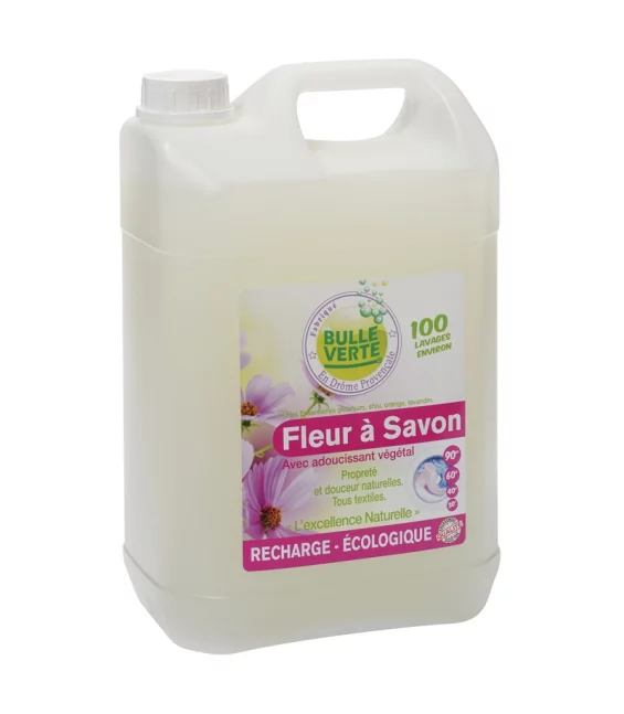 Flüssigwaschmittel Öko Fleur à Savon Geranie & Shiu - 2l - Bulle Verte