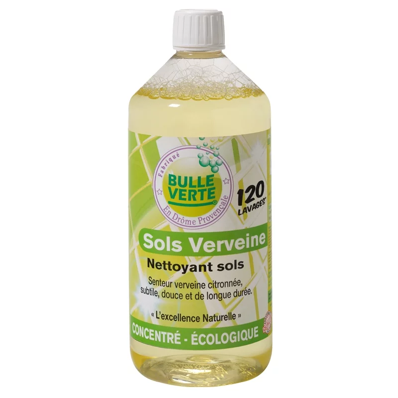 Nettoyant sols écologique verveine - 1kg - Bulle Verte