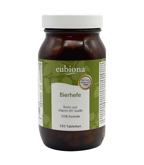 Bierhefe - 250 Tabletten - 100g - Eubiona
