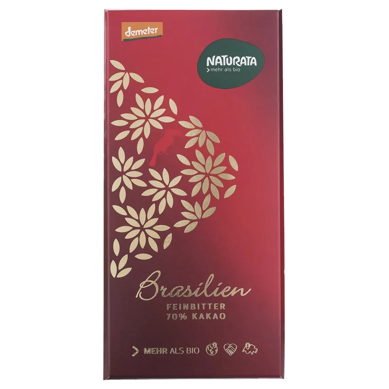 Brasilien BIO-Feinbitter-Schokolade 70% - 80g - Naturata