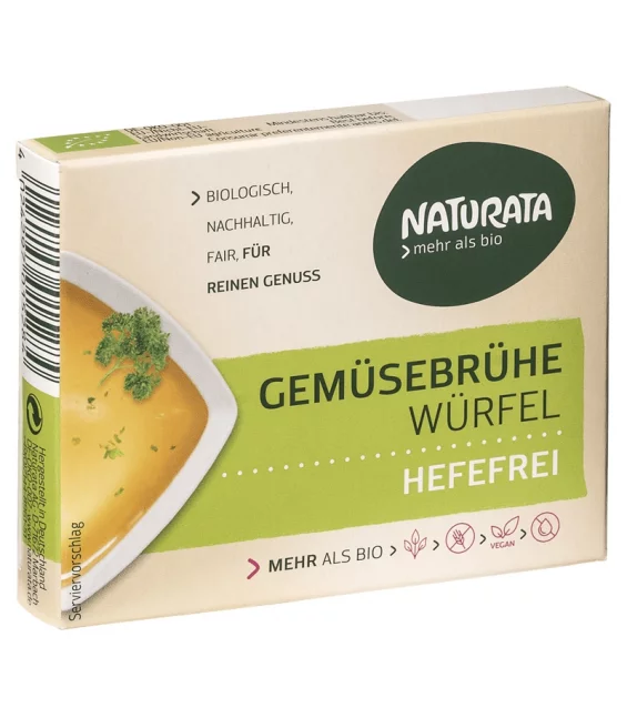 BIO-Gemüse-Brühwürfel hefefrei - 6 Würfel - Naturata