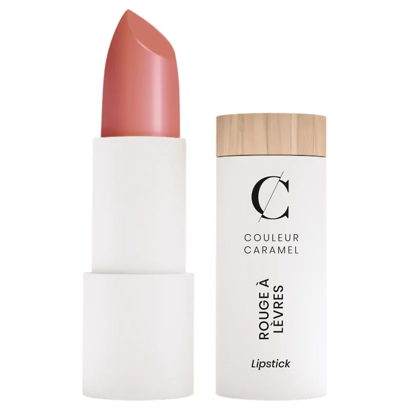 Rouge à lèvres satiné BIO N°254 Rose naturel - 3,5g - Couleur Caramel