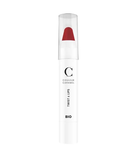 Twist & lips BIO N°405 Rouge mat - 3g - Couleur Caramel