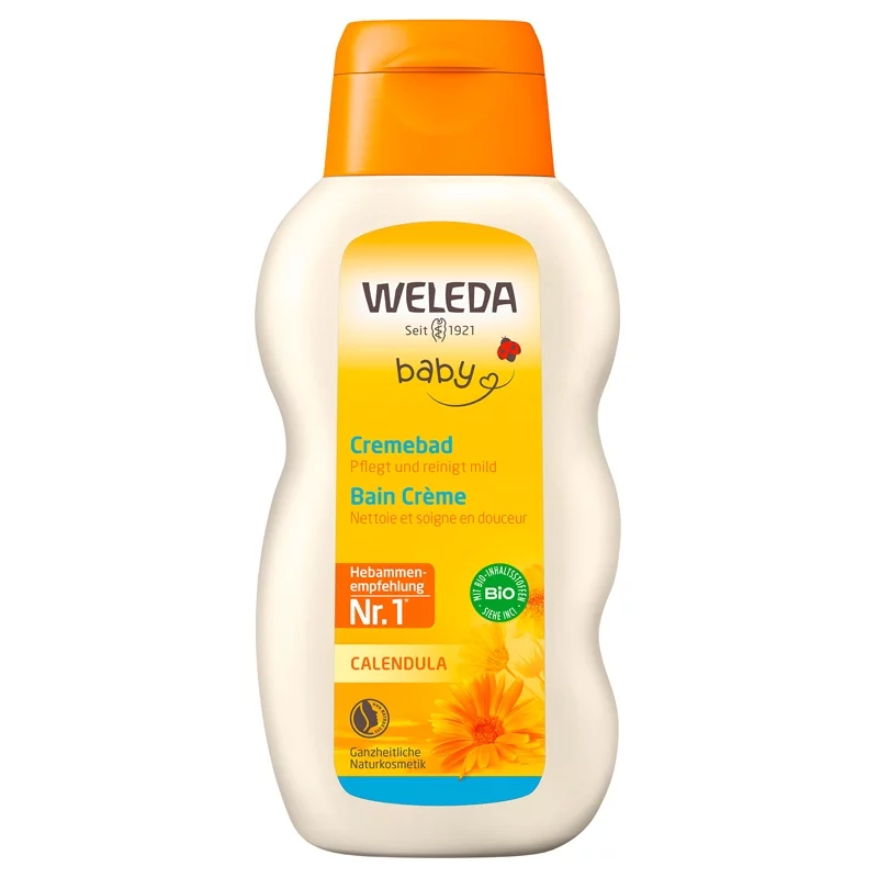 Bain crème bébé BIO calendula - 200ml - Weleda