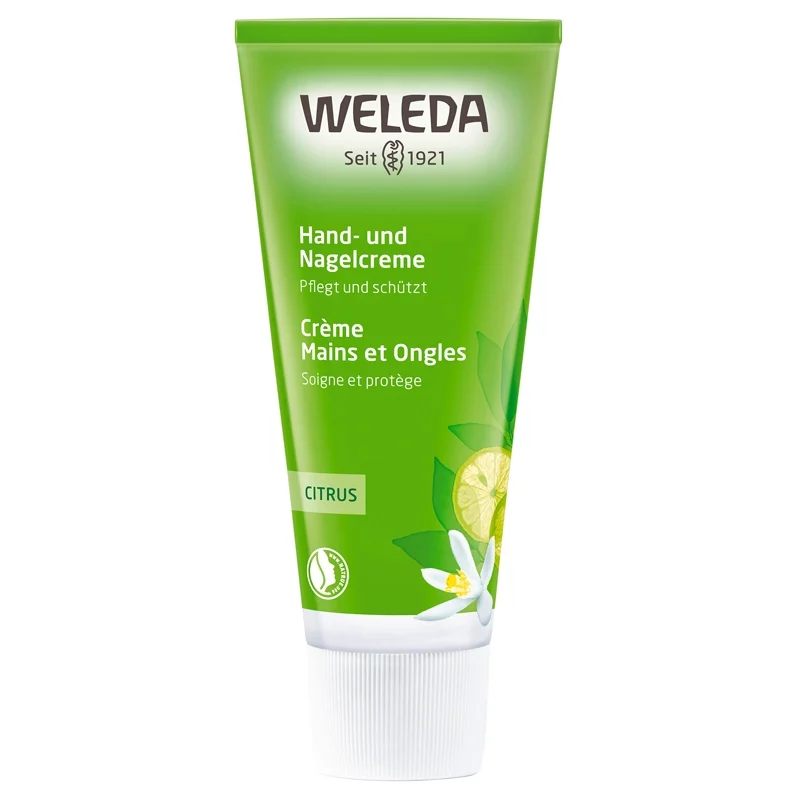 Hand- und Nagelcreme Citrus BIO - 50ml - Weleda