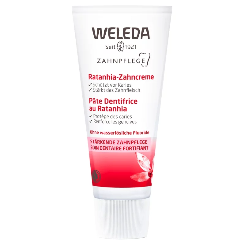 Pâte dentifrice BIO ratanhia - 75ml - Weleda