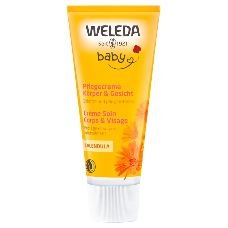 Baby BIO-Pflegecreme für Körper & Gesicht Calendula - 75ml - Weleda