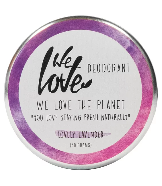 Déodorant crème Lovely Lavender naturel - 48g - We Love The Planet