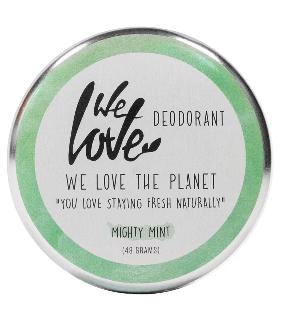 Déodorant crème Mighty Mint naturel - 48g - We Love The Planet