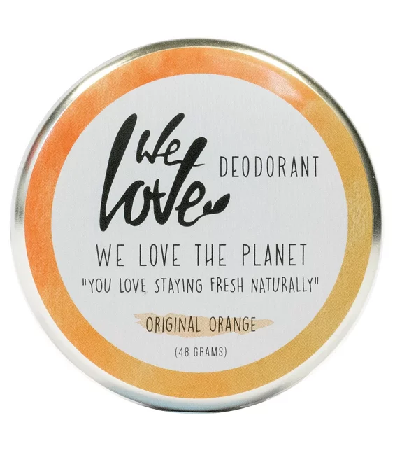 Déodorant crème Original Orange naturel - 48g - We Love The Planet