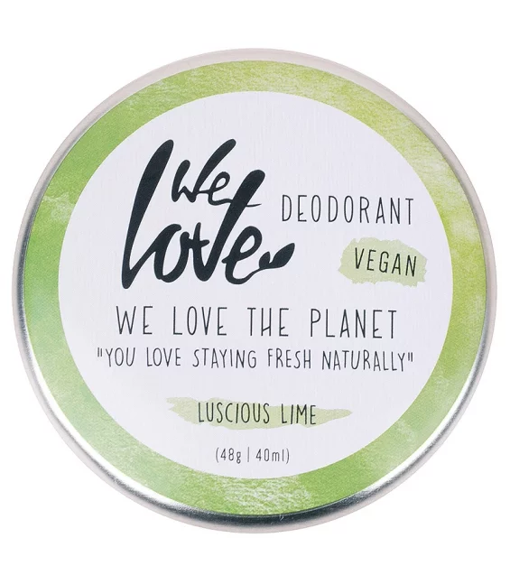 Déodorant crème Luscious Lime naturel - 48g - We Love The Planet