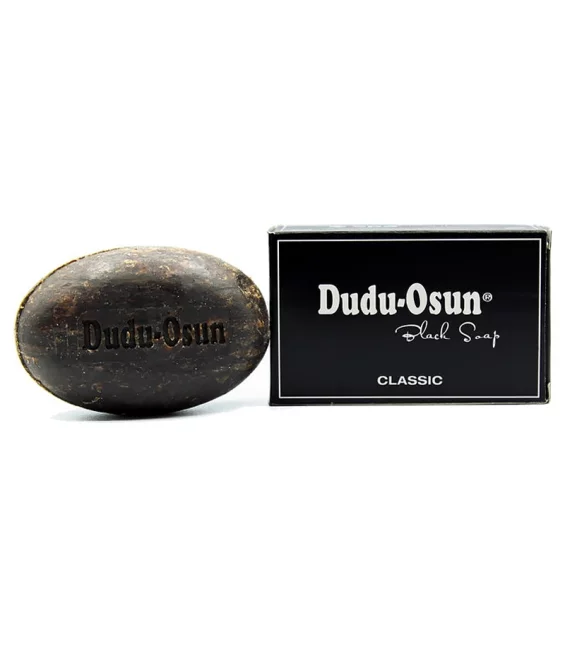 Natürliche parfümierte schwarze Seife Sheabutter - 150g - Dudu-Osun