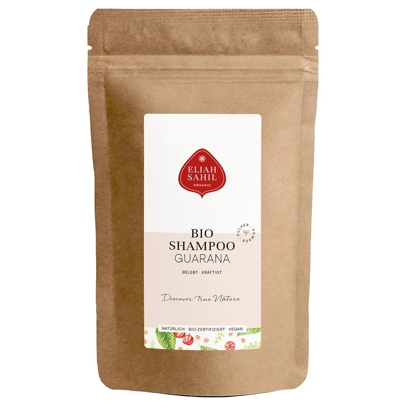 Shampooing en poudre tonifie & renforce BIO guarana - 250g - Eliah Sahil